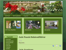 Tablet Screenshot of jadepanzio.hu